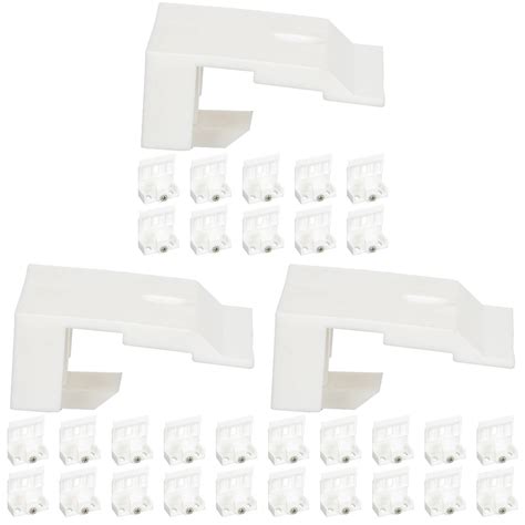 Window Cordless Shade Brackets with Metal Clip,Curtain 